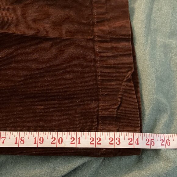 Velvet Heart Alyx Toffee Pants Womens 28 Brown Corduroy Cropped Wide Leg - Picture 13 of 13